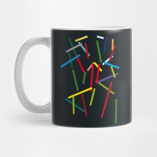 abstract sticks Mug